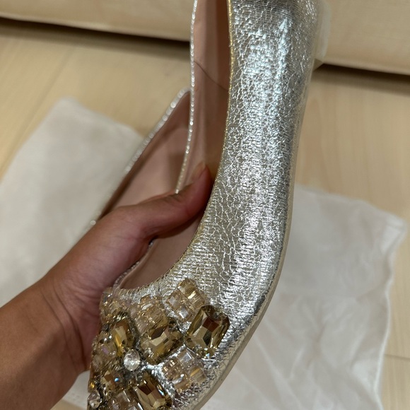 Bling-bling wedding dress flat shoes eur42 - Picture 4 of 11